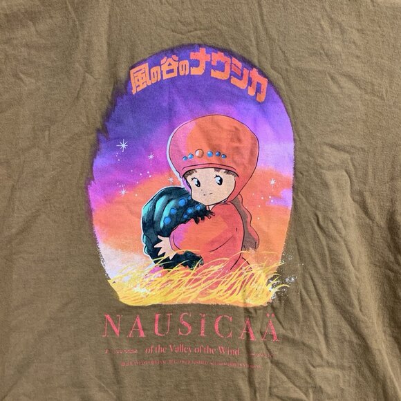 2D Fantasy x Mirai Studios Shirt Men L Nausicaä of the Valley of the Wind Anime - Picture 5 of 8